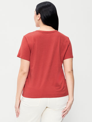 Camiseta Manga Corta de Algodón
