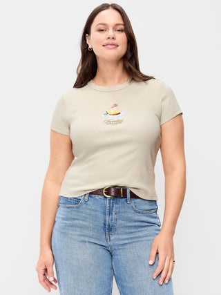 Camiseta Manga Corta con Gráfico