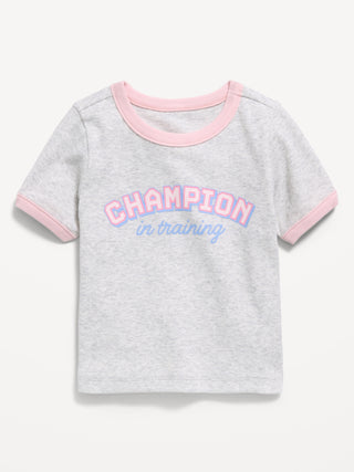 Camiseta Manga Corta con Gráfico, Bebé