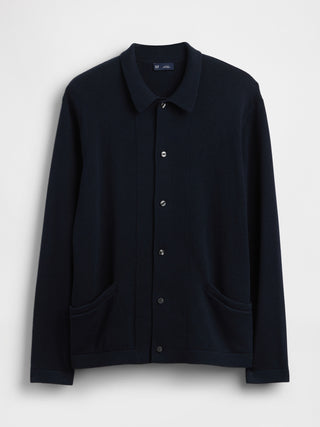 Cárdigan de Punto con Bolsillos Delanteros