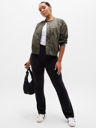 Chaqueta Bomber con Tela Repelente al Agua