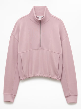 Sudadera Cuello Alto con Media Cremallera