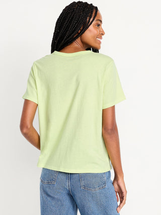Camiseta Manga Corta de Algodón