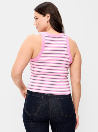 Striped Sleeveless Top