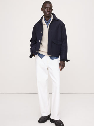 Sudadera Manga Larga Acanalado de Algodón