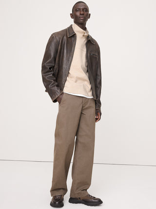 Sudadera con Cuello Alto de Algodón