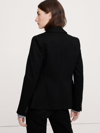 Blazer Ponte ajustado por todas partes.