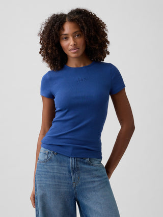 Camiseta moderna con logo Rib Gap.