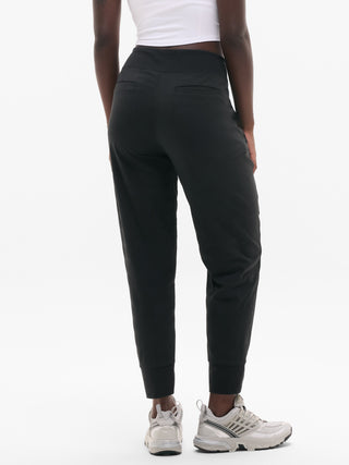 High-Waisted Sports Pants with Pockets
