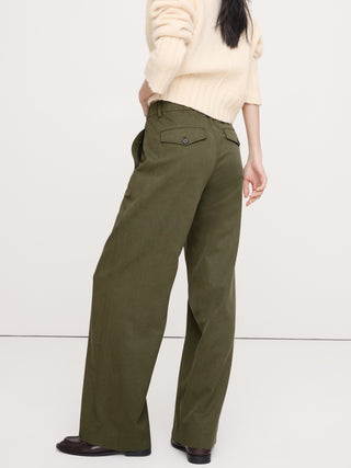 Pantalón Ancho Talle Medio