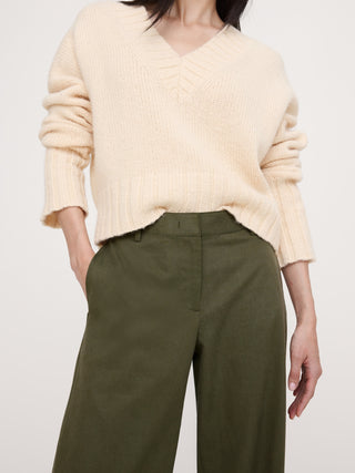Pantalón Ancho Talle Medio