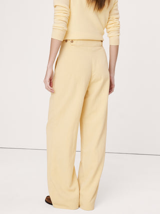 High-Waisted Wide-Leg Pants with Pockets
