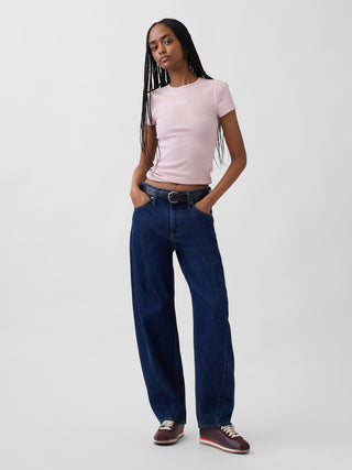 Camiseta moderna con logo Rib Gap.