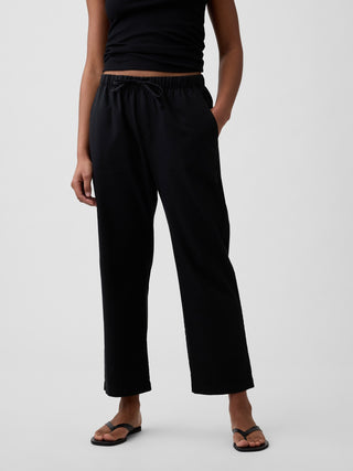 Mid Rise Easy Twill Pants.