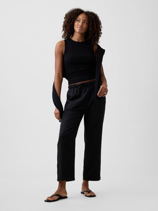 Mid Rise Easy Twill Pants.