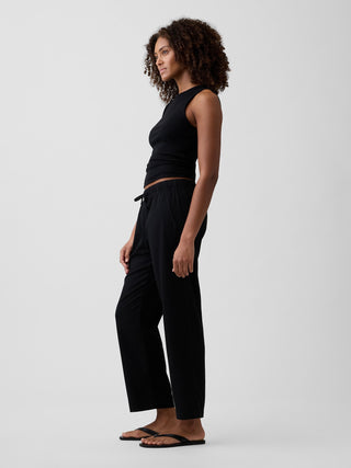 Mid Rise Easy Twill Pants.