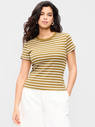 Camiseta Manga Corta Estampado Rayas