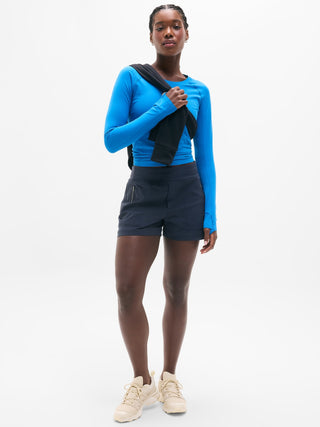 Short Deportivo Talle Medio con Bolsillos
