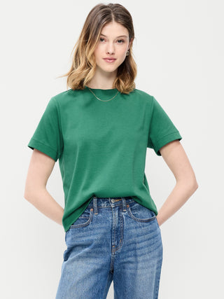 Camiseta Oversize Manga Corta de Algodón
