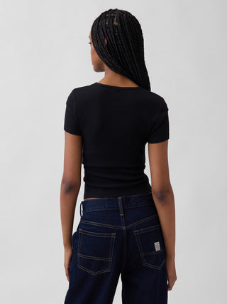 Camiseta moderna con logo Rib Gap.