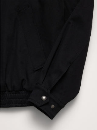 Chaqueta Harrington de sarga de algodón.