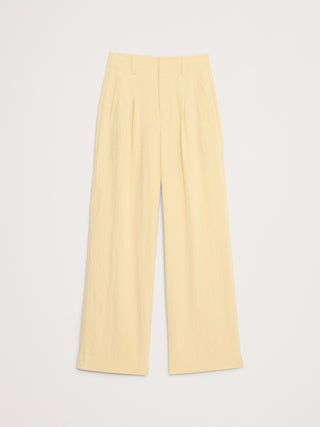 High-Waisted Wide-Leg Pants with Pockets