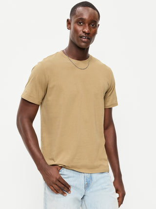 Camiseta Manga Corta Cuello Redondo de Algodón