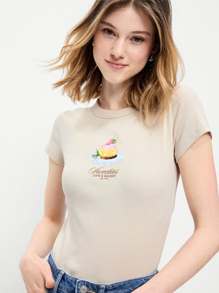 Camiseta Manga Corta con Gráfico