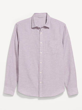 Camisa Manga Larga con Detalle Bolsillo