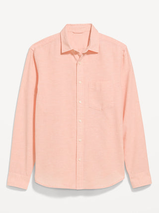 Camisa Manga Larga con Detalle Bolsillo