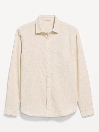 Camisa Manga Larga con Detalle Bolsillo