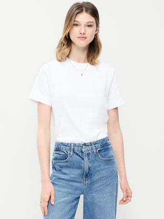 Camiseta Oversize Manga Corta de Algodón