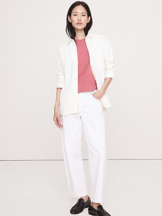 Camiseta Cuello Redondo de Algodón