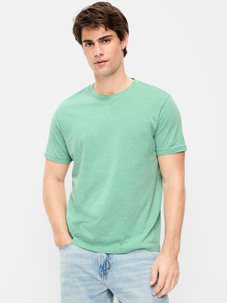 Camiseta Manga Corta Cuello Redondo de Algodón