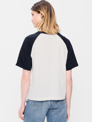Camiseta Oversized Manga Corta de Algodón
