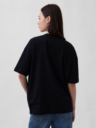 Camiseta Oversized Manga Corta con Logo