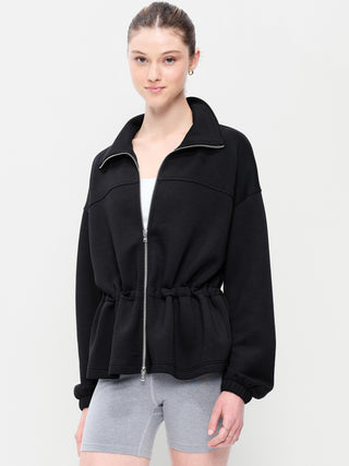 Sudadera Deportiva con Cintura Ceñida y Bolsillos