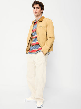 Polo Manga Corta con Estampado Rayas