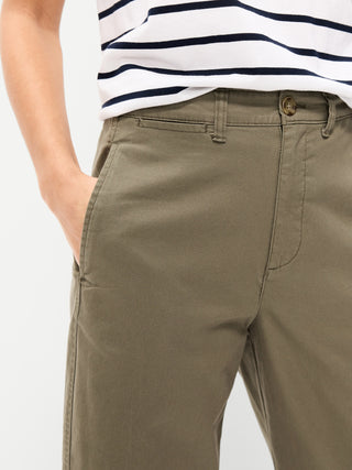 Pantalón Recto Talle Alto con Bolsillos