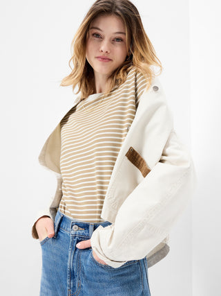 Striped Round Neck T-Shirt