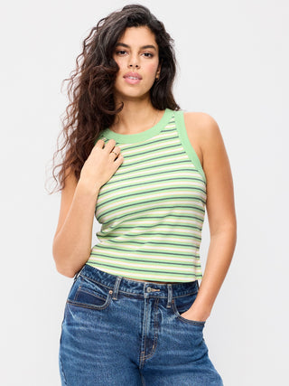 Striped Sleeveless Top