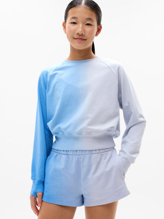 Sudadera con cuello redondo para todo el día para niña Athleta.