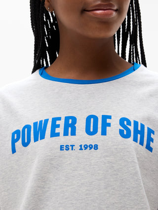 Camiseta Holgada con Detalle Gráfico, Niña