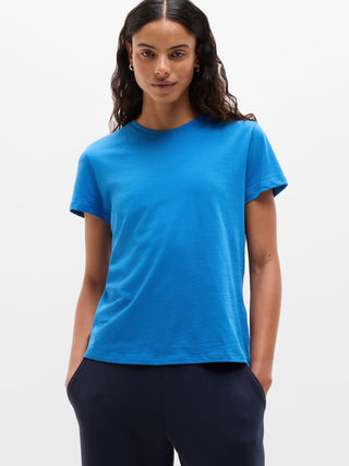 Camiseta Deportiva Manga Corta de Algodón