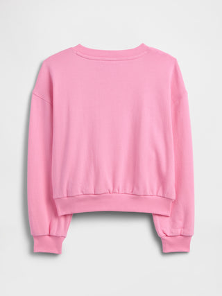 Sudadera con estampado de cuña extragrande para niños.