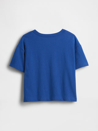 Short Sleeve T-Shirt with Embroidered Brannan Bear, Baby