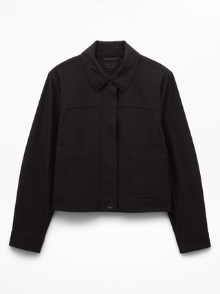 Chaqueta Corta con Bolsillos Delanteros