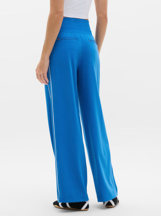 Pantalón Ancho Talle Alto con Bolsillos