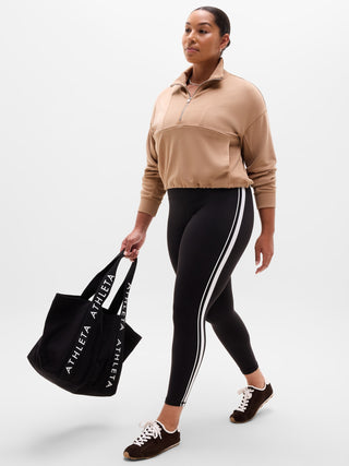 Sudadera Cuello Alto con Media Cremallera