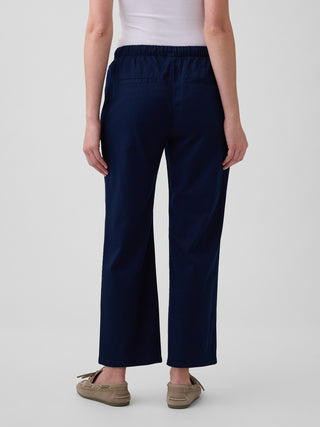 Mid Rise Easy Twill Pants.